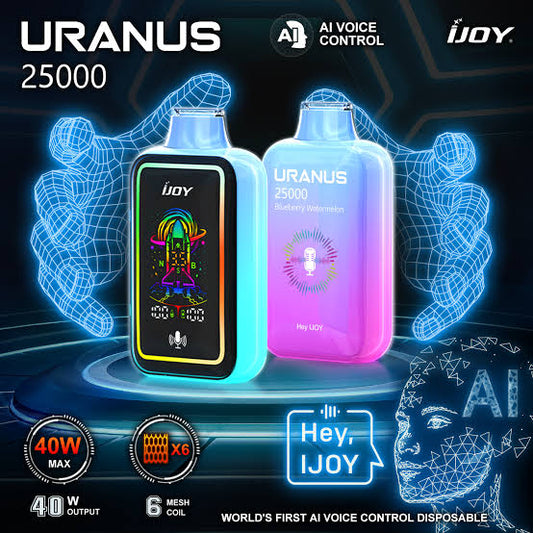 IJOY URANUS 25K HITS CONTROL DE VOZ S1cdmx
